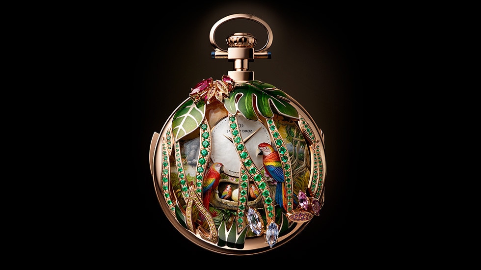 Jaquet droz parrot repeater pocket watch hotsell