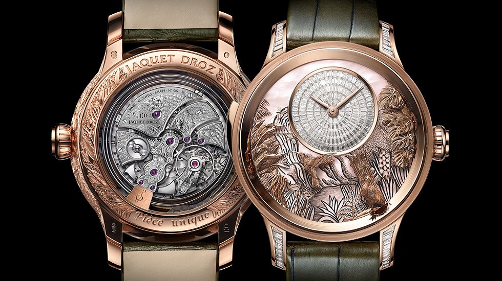 JAQUET DROZ UNVEILS A NEW ONE OF A KIND TROPICAL BIRD REPEATER