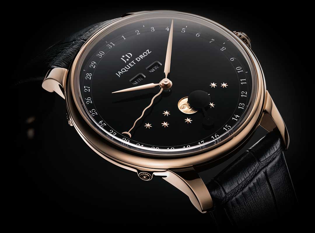 Jaquet Droz World Timer 36mm 18K Yellow Gold Watch Auction | Kruse GWS  Auctions
